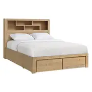 Canton Bed With Bookcase & 2 Drawers