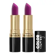 Revlon Super Lustrous Matte Lipstick 4.2g 030 VIOLET RUSH - 2 pack