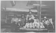 Snapshot Photo of WW1? Aerial Bomb Mfg Plant. Bombs Not A Postcard. Blank Back