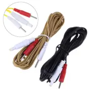 1pc Electrotherapy Electrode Lead Wires Cable Tens Massager 2.35mm Connect===