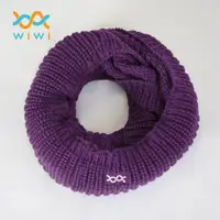 在飛比找蝦皮商城優惠-【WIWI】MIT遠紅外線溫灸環狀發熱圍巾(羅蘭紫) 圍巾 