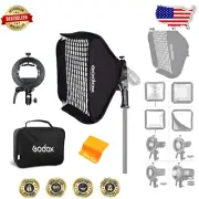 Portable 24" Soft Light Modifier with S2 Flash Bracket and Inner/Outer Diffusers