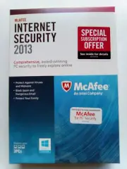 McAfee Internet Secruity 2013 (for up to 3 PCs)