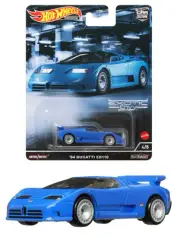 Hot Wheels Car Culture Exotic Envy '94 Bugatti EB110 Blue 1/64 HCJ89