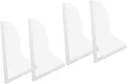 2sets Splashing Baffle Acrylic Splashing Guard for Bathtub Shower Splash Guard Water Splashing Proof Easy to Use 2pcs*2