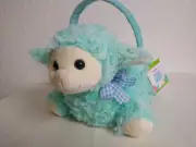 Easter Plush Basket Sheep