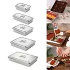 Cake Pan with Cover Rectangular Cookie Pan for Pastries Casseroles Dessert