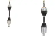 Front PAIR TrakMotive CV Axle Shaft for 1986-1995 Buick Skylark (34844)