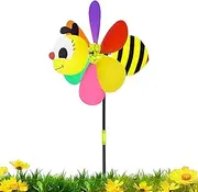 Pinwheels for Kids - Cartoon Animal Whirligigs Wind Spinner Windmill Toys - Decorative Garden Stakes Outdoor Whirlygig Windmills Gardening Art Whimsical Kids