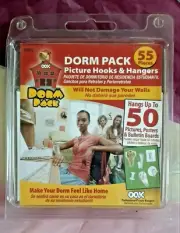 OOK Dorm Pack Picture Hooks And Hangers 55 Pieces New