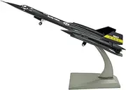 TANG DYNASTY(TM) 1:144 Lockheed SR-71 Blackbird Reconnaissance Aircraft Metal Plane Model,U.S Air Force, Military Airplane Model,Diecast Plane,for Collecting and Gift