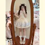 F&X LOLITA裙子揹帶可可熊與綿綿兔揹帶LOLITA