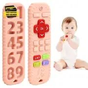 Teething Relief Teethers Toys for Babies 3-6 12 Months Gifts, Silicone Remote Co