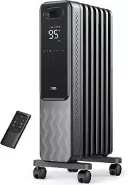 Dreo Oil Filled Radiator Electric Radiant Heater 1500w Timer Thermostat 4 Modes