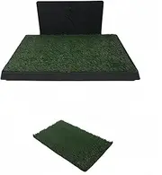 YES4PETS XL Indoor Dog Puppy Toilet Grass Potty Training Mat Loo Pad pad with 2 Grass