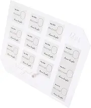 Nail art display stand mini stand nail tip display plate Nail Color Display Holder gel de cejas transparente Nail Gel Color Display Board blackboard Japanese-style Acrylic white