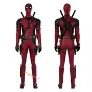 Deadpool 3 Jumpsuit Cosplay Costume Wade Wilson Suit Accessories Halloween Lot