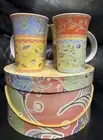 4 MUGS CUPS IN BOX MAXWELL WILLIAMS SPRINGTIME NEW CERAMIC SPRING TIME