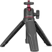 simorr Vigor VT-10 Black lDesktop Tripod Stand Selfie Stick w/ 1/4'' Ball Head