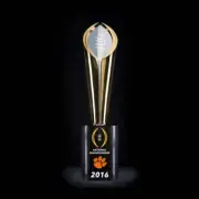 3.9'' Clemson National Championship Trophy Replica Metal Trophy 2016