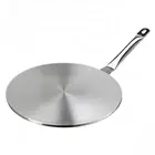 9.45inch Stainless Steel Coffee Milk Cookware Simmer Ring Induction Hob Plate...