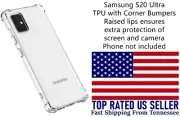 Samsung Galaxy S20 Ultra Phone Case Clear TPU with Corner Bumpers