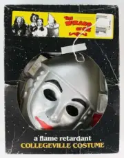 Vintage Collegeville 50th anniversary Tin Man Wizard of Oz Halloween Mask Costum