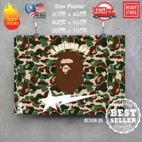 在飛比找蝦皮購物優惠-Supreme x a bathing ape 海報 Str