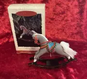 Hallmark Ornament 1996 Rocking Horse 16th in Rocking Horse Series New