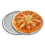 8 16inch Aluminum Non Stick Pizza Mesh Plate for Delicious Crispy Crust Baking