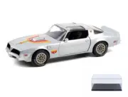 DIECAST CAR W/DISPLAY CASE 1977 PONTIAC FIREBIRD "FIRE AM" T-TOP 19101 1/18