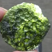 80.85Ct Genuine MOLDAVITE Czech Republic Certificate of Authenticity