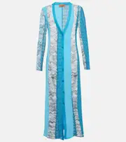 [Missoni] Missoni Patchwork cardigan UK 10 blue