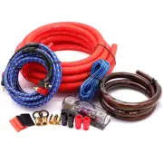 0 Gauge Audio Amplifier Installation Wiring Systems KIT,3000 Watt Amp Wiring ...