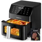 Beelicious® 5.8QT Large Air Fryer 12-in-1 Digital Airfryer with Clear Window ...