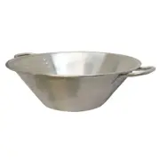 22-1/2 Inch Carnitas Cazo Stainless Steel Caso Pot Pan Wok Gas Stove