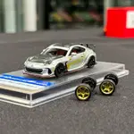 【台南現貨】全新 1/64 SUBARU BRZ VARIS 銀色碳蓋 原廠授權 合金模型車 里歐模玩