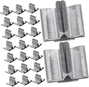 CLISPEED 100pcs Candle Wick Tabs for Easy Candle Making Metal Wick Fixator for Reliable Iron Base for