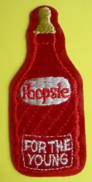 Wacky Packages Pepsi POOPSIE Cloth Sew On Patch 1970s Vintage