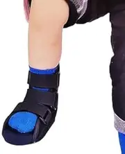 Post Op Shoe Kids Medical Walking Boot Adjustable Fracture Boot Plaster Cast Shoe Orthopedic Boot for Broken Foot Toe Sprained Ankle Injury Pain Relief Post Surgery Recovery (20CM)