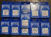 Lot 11Sets Bicycle Dice, 10 Count (Six Sided 16 mm) Games Craps Backgammon Bunco