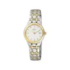 Citizen Women's EcoDrive Stainless Steel Analogue Watch EW126450A - Silver/Gold