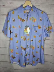 New RSVLTS Scooby Doo Short Sleeve Button Up Shirt Kunuflex Size XL