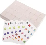 OFFIGAM Seaside Game Blocks Tiles Mahjong Style Fun Set for Outdoor Spring Picnics Engaging Attention and for Activities