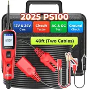 Autel Power Scan PS100 12V/24V Circuit Tester Electrical Power Probe Diagnostic