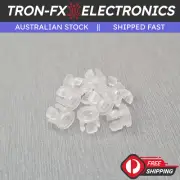 10pcs 3mm Plastic LED Holder Transparent Flat Panel Mount