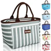 Lunch Bags for Women Men, Cute Insulated Lunch Tote Bag, Fashionable Leakproo...