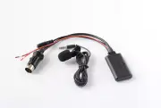 2pcs For Kenwood 13P CD player DVD aux Bluetooth music cable + mic phone