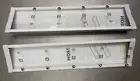 (2) IKEA Mosslanda 21 3/4” White Floating Shelf Picture Ledge 22509 (402.917.66)