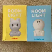 Draemon Silicone Room Light Doraemon Dorami Set White USB from Japan New